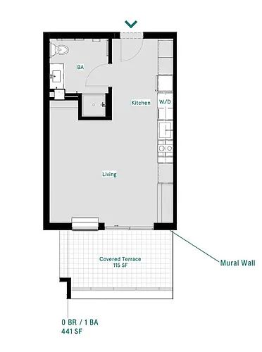 Floor plan 203
