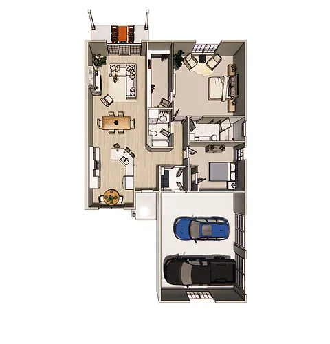 Floor plan Duplex Home
