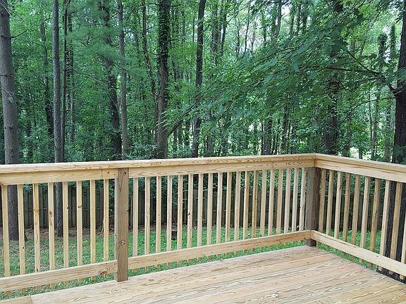 View from the new deck