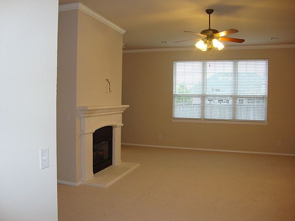 Living room with molding