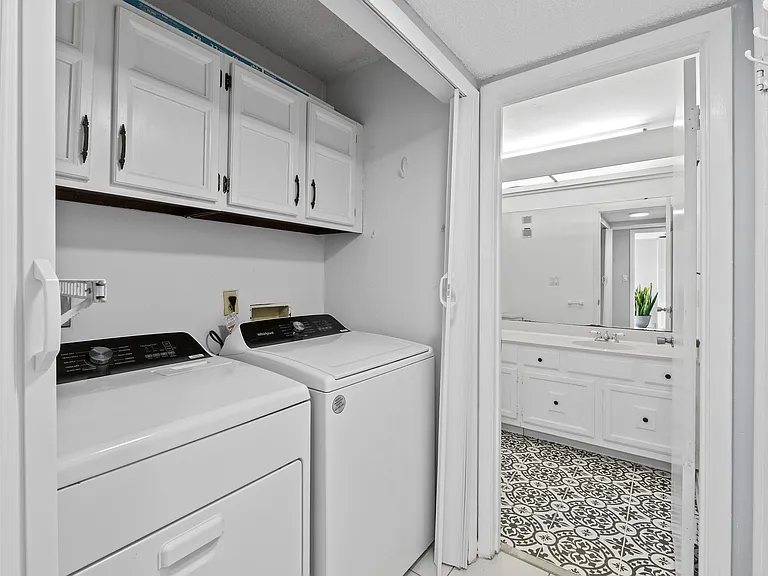 Laundry area/Half bath Downstairs