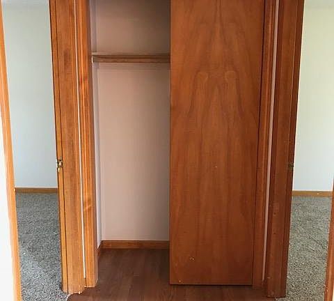 Hall closet and bedrooms