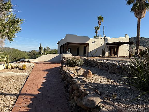 Side of house from walkway