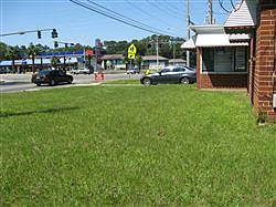 From side of house