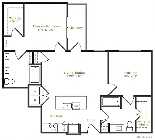 Floor plan B2