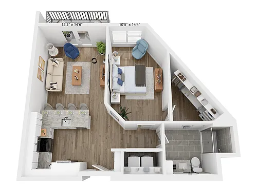 Floor plan A12