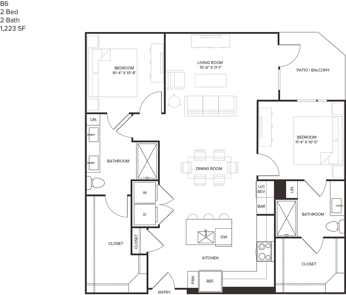 Floor plan B6