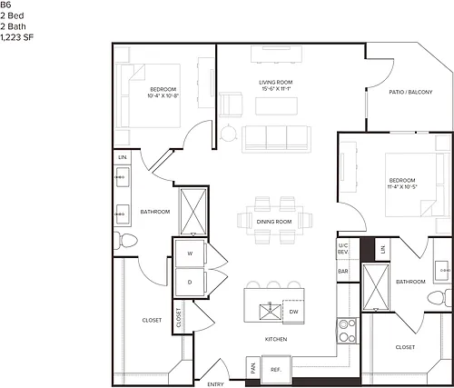 Floor plan B6