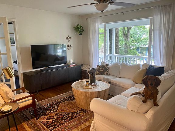 Open Living Room with Large Windows
