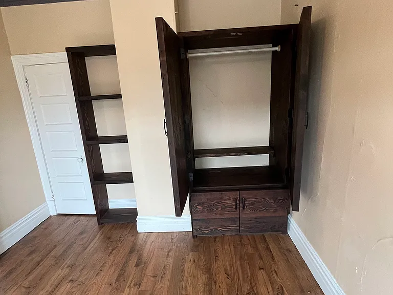 Victorian Closet in Bedroom