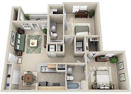 Floor plan Mimosa