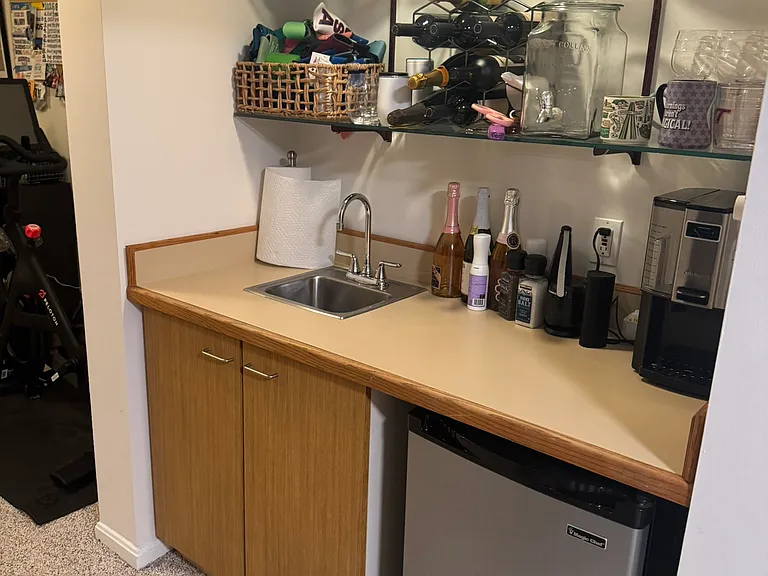 Basement minibar