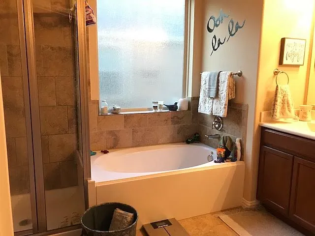 Master Bedroom with Walk in Closet to the left