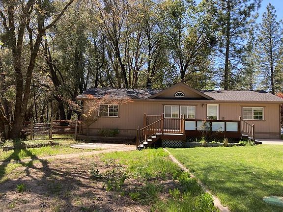 Front yard with deck