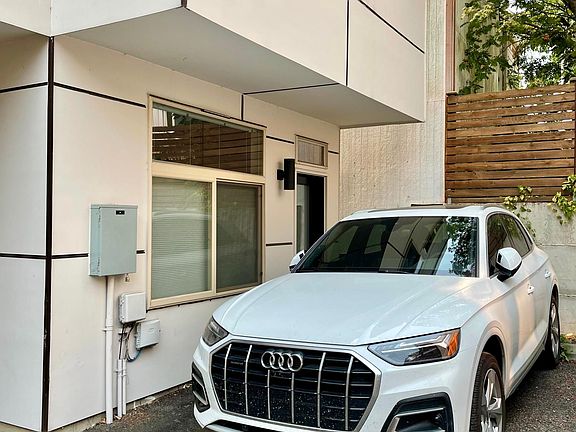 Compact parking spot + back door