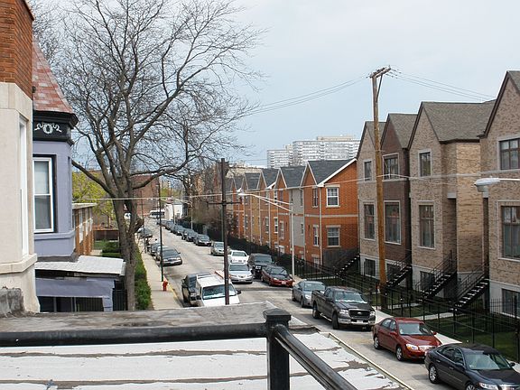 View of block from deck