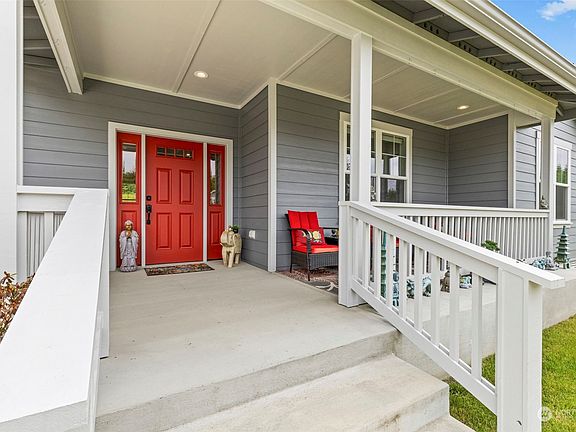 Just a few steps into this beautiful covered front porch>