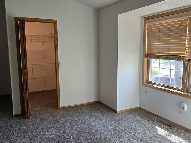 Master bedroom has walk-in closet.
