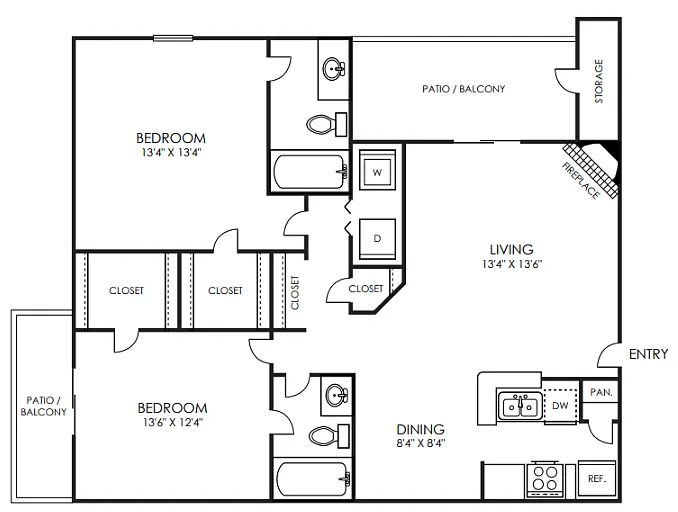 Floor plan B3 Classic