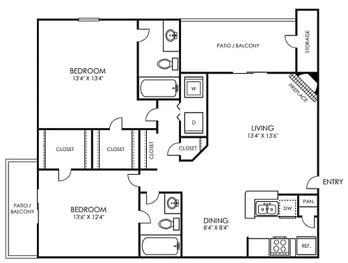 Floor plan B3 Classic