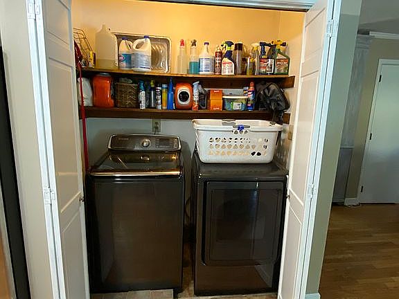 Laundry closet