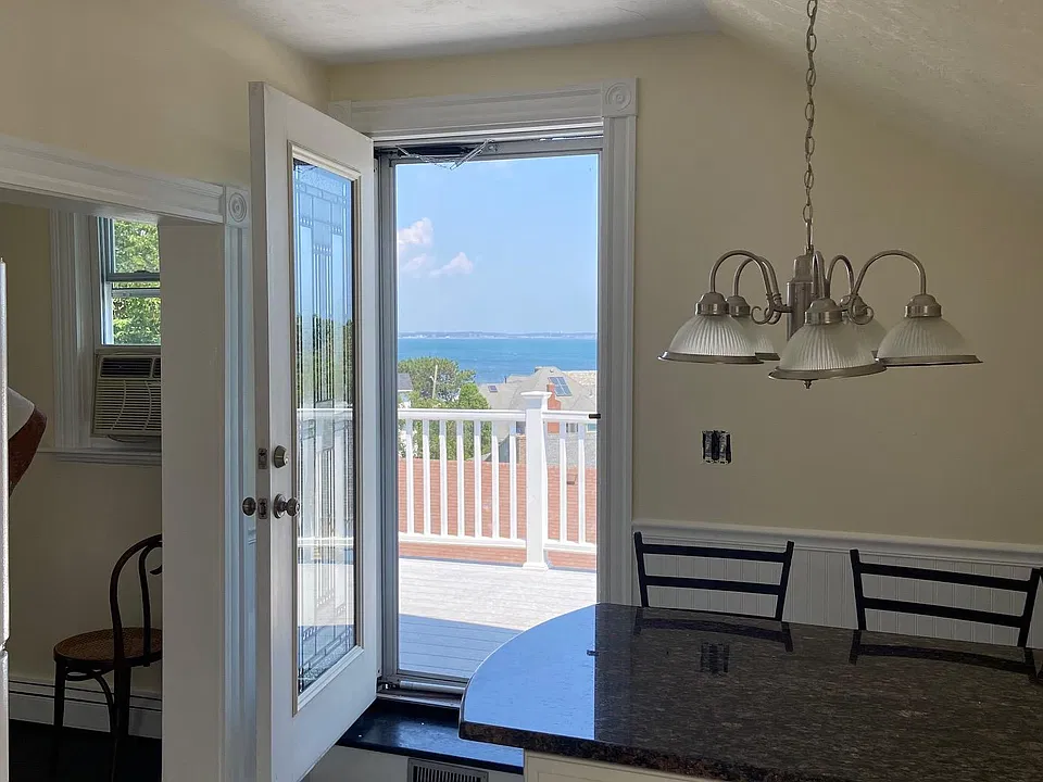 Door from kitchen to deck