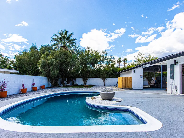 Big Back Yard with Beautiful Pool