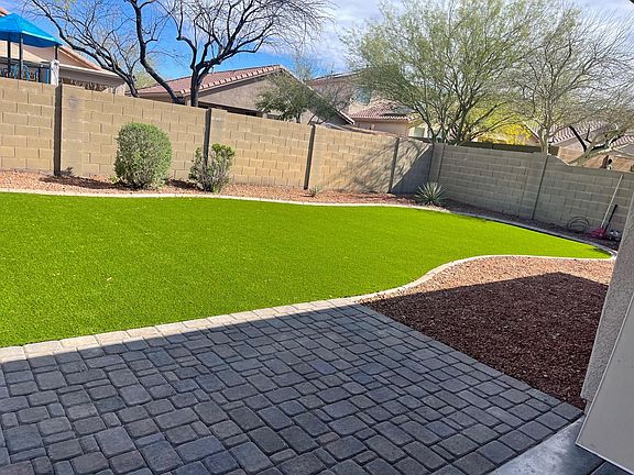 Maintenance Free back yard. Irrigation drip system