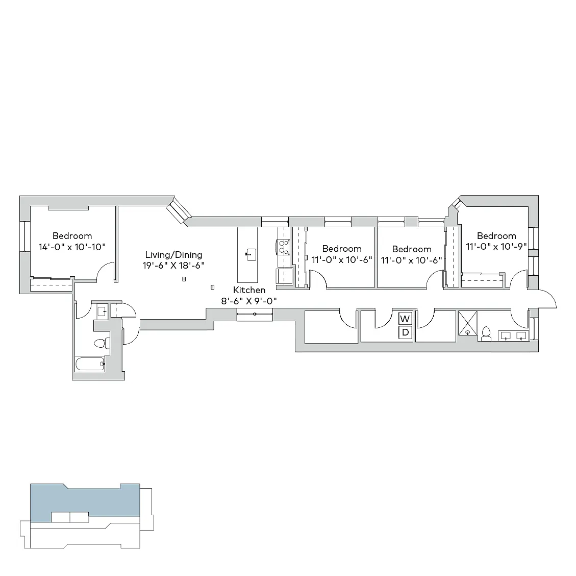 Floor plan 5457-4G