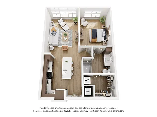 Floor plan A1C