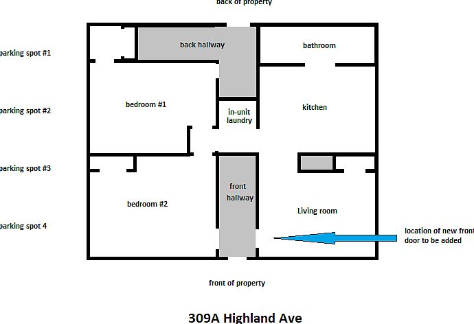 1st image of 309 Highland Ave #Aa