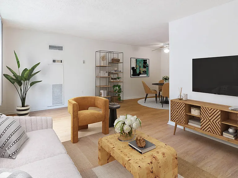 Living Room with Hard Surface Flooring