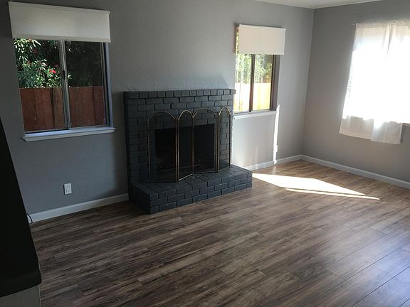 fully functional beautiful fireplace
