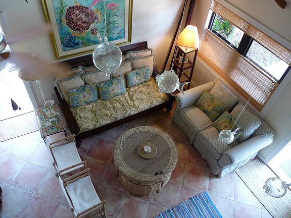 Living room view from loft