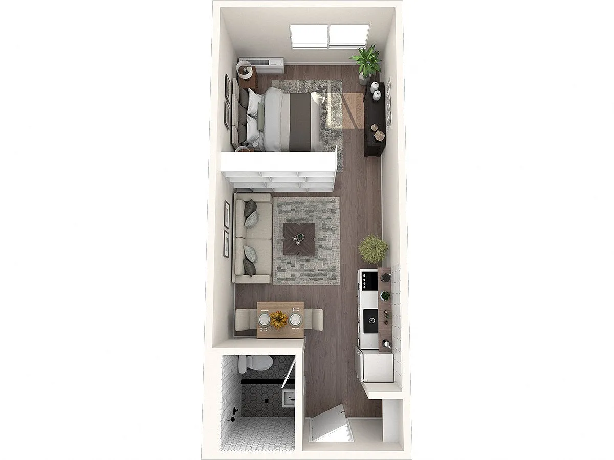 Floor plan Deluxe Studio A