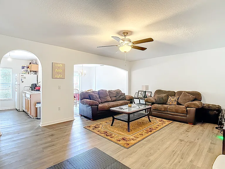 Shared living space. Downstairs.