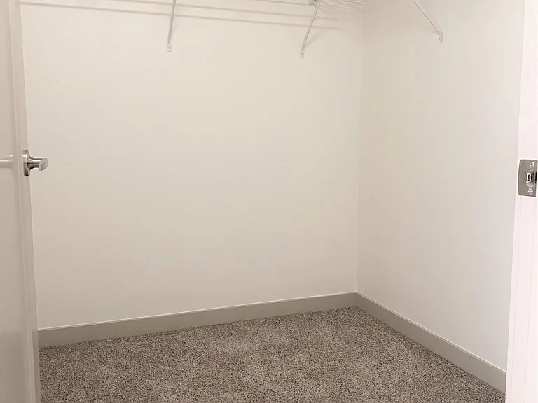 Huge walk-in closet in master suite