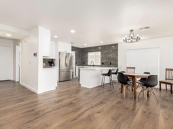 Large open kitchen and dining space