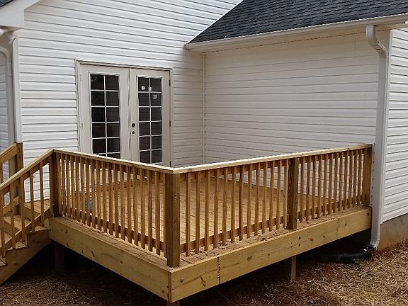 Back Deck with French Doors