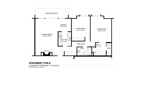 Floor plan E