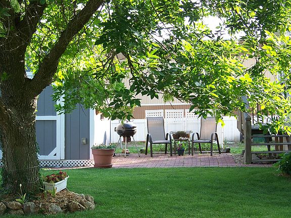 Shaded corner lot