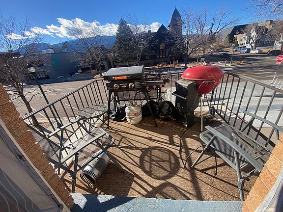 Balcony faces West- You will get partial mountain views and some sun year round!