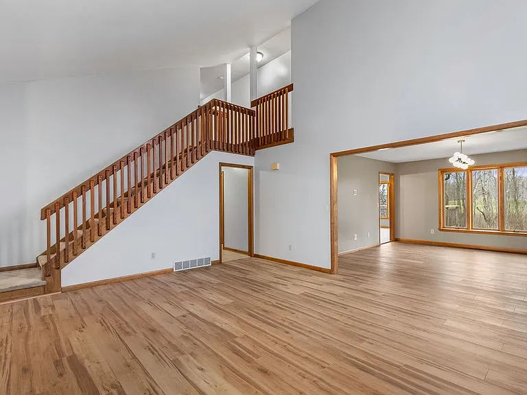 A seamless, open layout creates a natural flow between living spaces perfect for everyday living