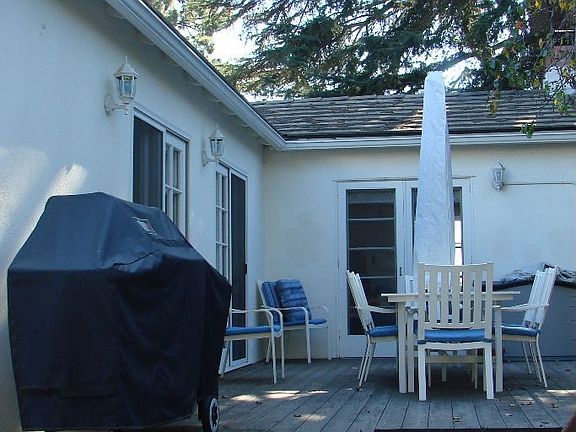 deck in back yard