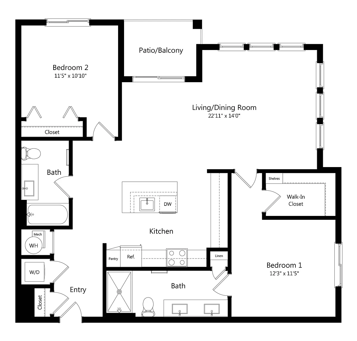 Floor plan B2
