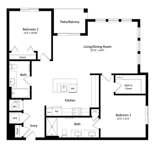Floor plan B2