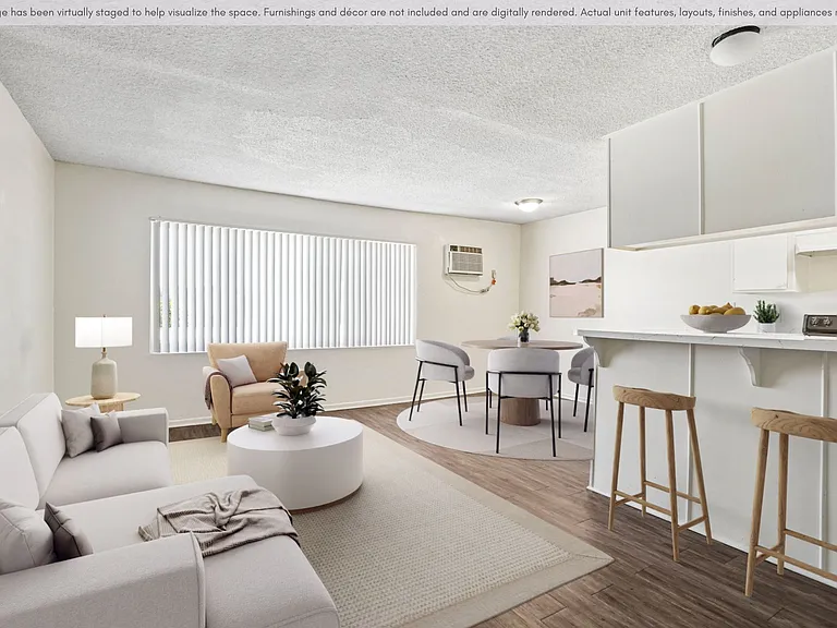 Spacious living area for you to call home.