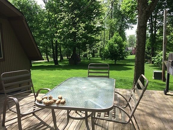 back deck and south yard