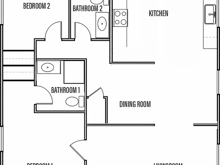 This is an artist rendering showing the general layout but is not to scale.
