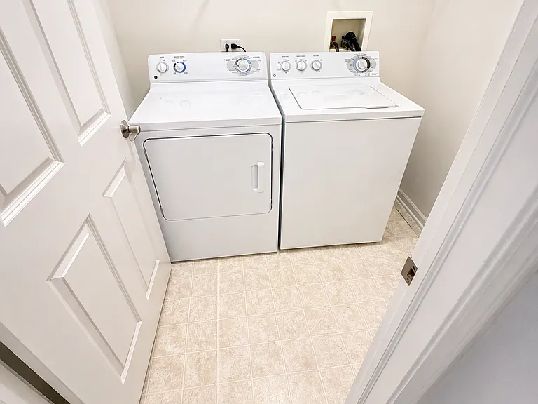 Dedicated laundry room